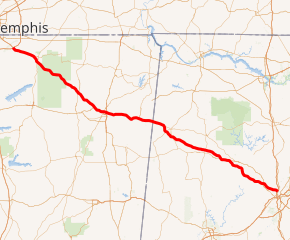 Map of I-22 System