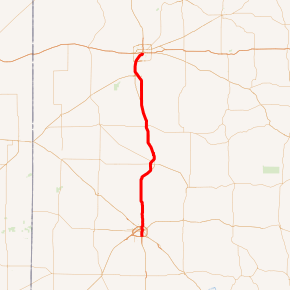 Map of I-27 System