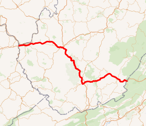 Map of I-64 System