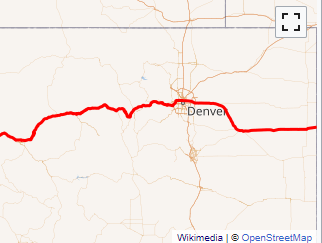 Map of I-70 System
