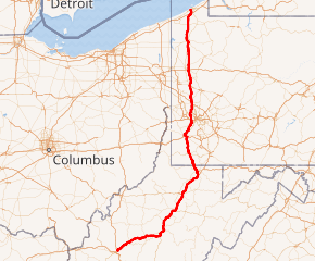 Map of I-79 System