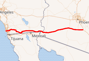 Map of I-8 System