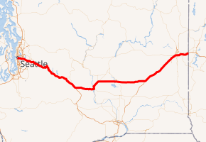 Map of I-90 System