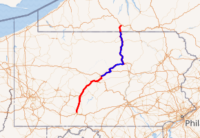 Map of I-99 System